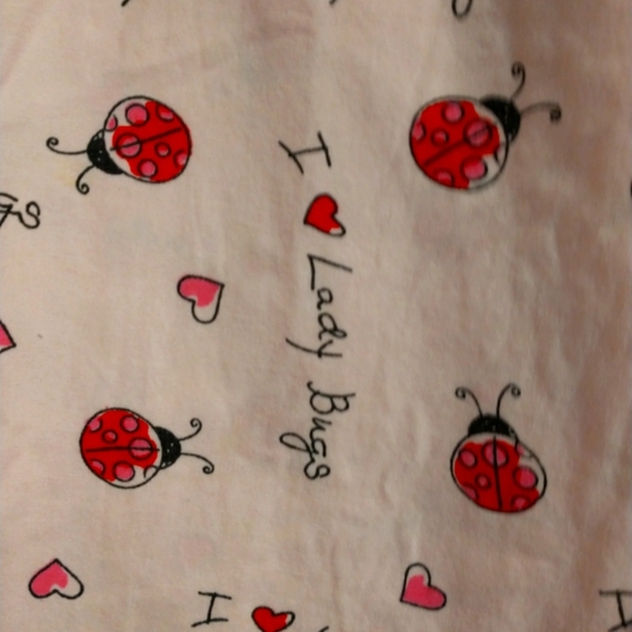 Intimate Classics Capri Ladybugs Pajama Pant - Picture 2 of 4